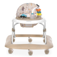 Дитячі ходунки SIMPLY ME 1215 Beige з брязкальцями музичні