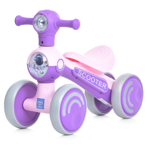 Дитяча каталка-толокар M 5729-9 фіолетовий до 25 кг