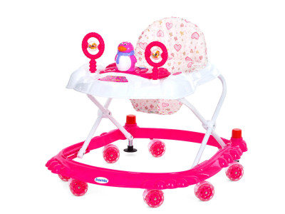 Дитячі Ходунки M 3168-1(Dark-Pink) музичні та світлові ефекти зі стопором Дитячі Ходунки M 3168-1(Dark-Pink) музичні та світлові ефекти зі стопором