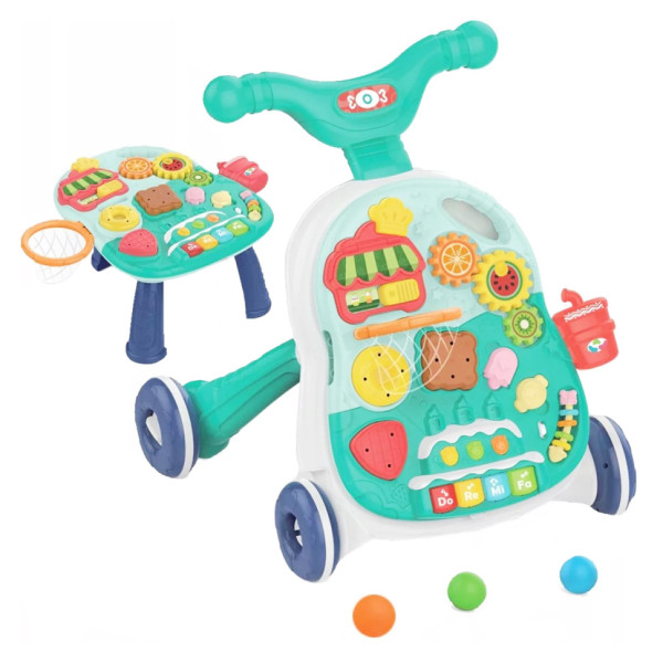 Каталка-ходунки "Веселий бізіборд" HB 0040A з баскетбольним кільцем