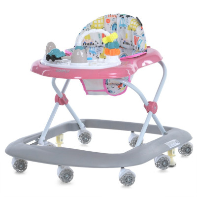 Дитячі ходунки Simply ME 1215 Pink музика світло