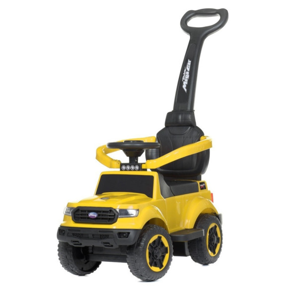 Каталка-толокар M 4564B-6 1*25W батьківська ручка музика світло