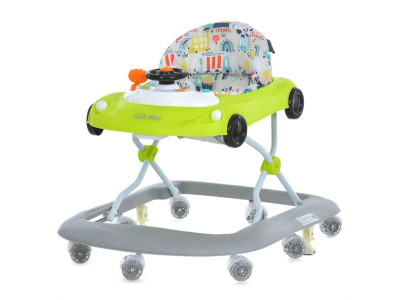 Дитячі ходунки Car way ME 1216 Green-Gray музика світло