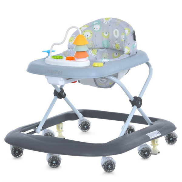 Дитячі ходунки Pyramid ME 1217 Gray музика світло Дитячі ходунки Pyramid ME 1217 Gray музика світло