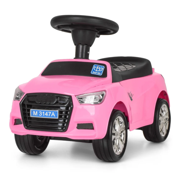 Каталка-толокар Bambi M 3147A-8 Рожевий музичний Каталка-толокар Bambi M 3147A-8 Рожевий музичний