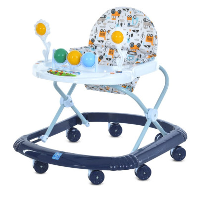 Дитячі Ходунки M 5033-1(Blue) з музикою колеса 8 шт Дитячі Ходунки M 5033-1(Blue) з музикою колеса 8 шт