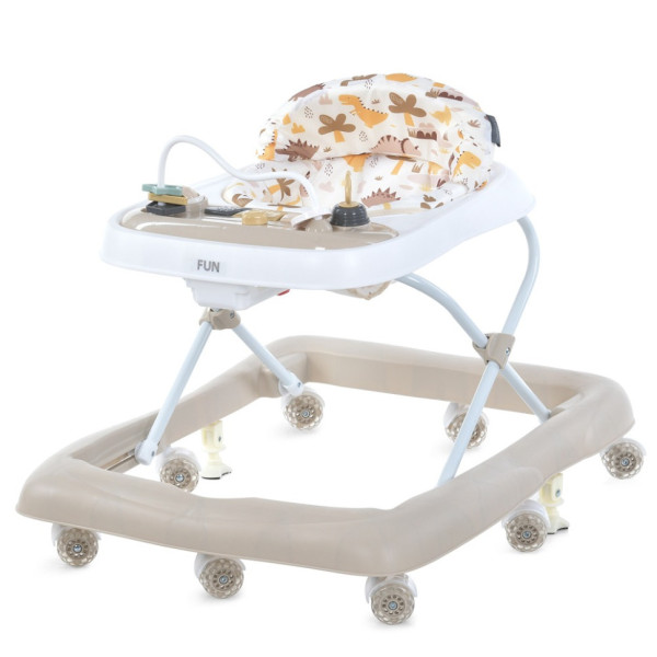 Ходунки дитячі FUN ME 1184 Beige світлові та звукові ефекти