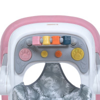 Ходунки дитячі MULTIWAY ME 1163 Pink з брязкальцем Ходунки дитячі MULTIWAY ME 1163 Pink з брязкальцем