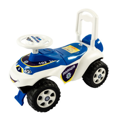 Дитяча каталка толокар "Машинка" 0142/11UA музична до 35 кг