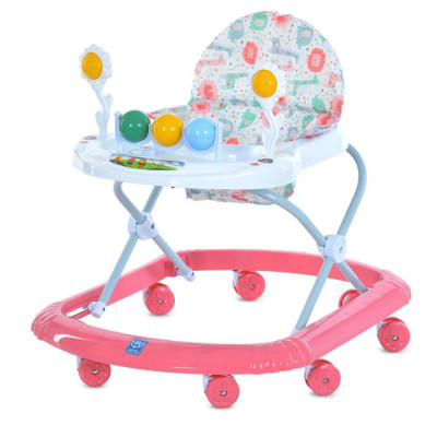 Дитячі Ходунки M 5033-1(Coral) з музикою колеса 8 шт Дитячі Ходунки M 5033-1(Coral) з музикою колеса 8 шт