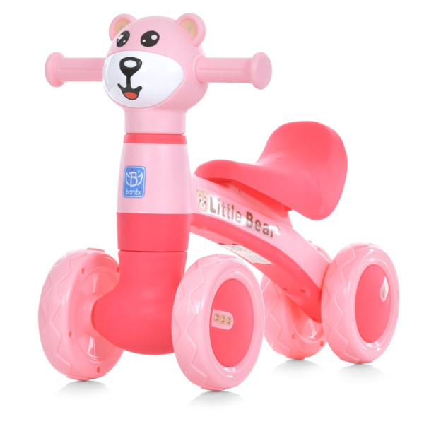 Дитяча каталка-толокар M 5762-3 рожевий до 30 кг