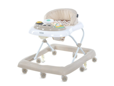 Ходунки дитячі RIDER ME 1185 Beige світлові та звукові ефекти Ходунки дитячі RIDER ME 1185 Beige світлові та звукові ефекти