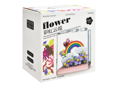 Дитячий Конструктор Flower Language 7346 у колбі 340 деталей Дитячий Конструктор Flower Language 7346 у колбі 340 деталей