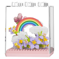 Дитячий Конструктор Flower Language 7346 у колбі 340 деталей Дитячий Конструктор Flower Language 7346 у колбі 340 деталей