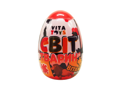 Конструктор у яйці "Світ Тварин" Vita Toys VTK 0069 100 деталей