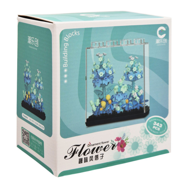 Дитячий Конструктор Ornament Flower 7377 у колбі 343 деталі Дитячий Конструктор Ornament Flower 7377 у колбі 343 деталі