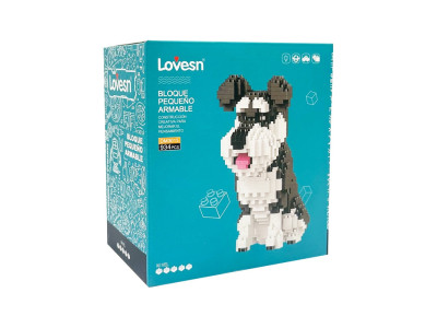 Піксельний конструктор "Шнауцер" DM3015 пластиковий 934 деталі