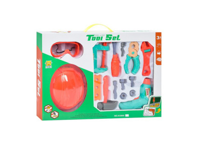 Ігровий набір інструментів "Tool Set" H3006-2 шуруповерт окуляри каска