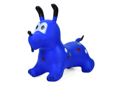 Дитяча іграшка-стрибун "Собачка" MS 4161(Blue) гума до 20 кг