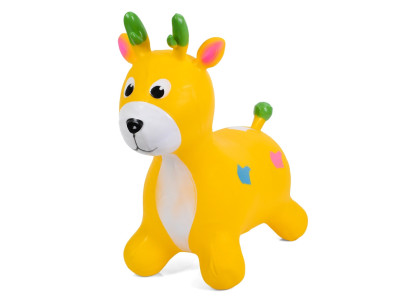 Дитяча іграшка-стрибун "Оленятко" MS 3259(Yellow) гума до 20 к