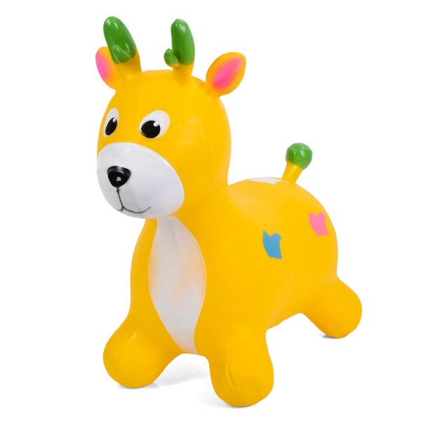 Дитяча іграшка-стрибун "Оленятко" MS 3259(Yellow) гума до 20 к