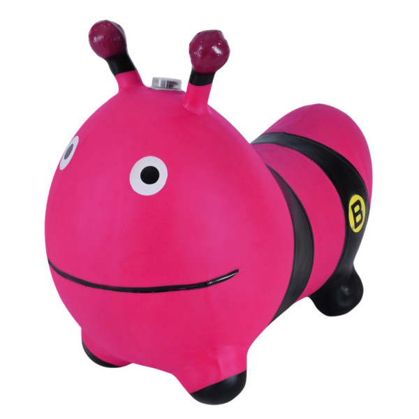 Дитяча іграшка-стрибун "Бджілка" RB2515 музика світло Рожевий