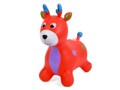 Дитяча іграшка-стрибун "Оленятко" MS 3259(Red) гума до 20 кг