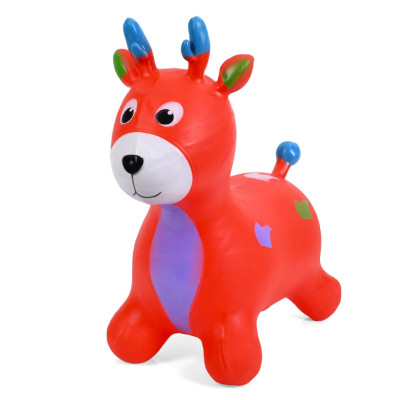 Дитяча іграшка-стрибун "Оленятко" MS 3259(Red) гума до 20 кг