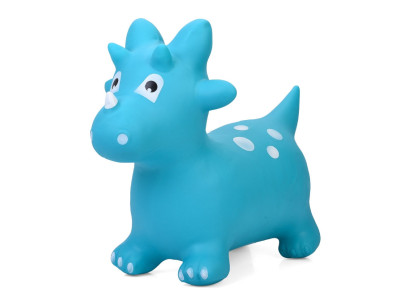 Дитяча іграшка-стрибун "Динозавр" MS 4846(Turquoise) гума до 20 кг