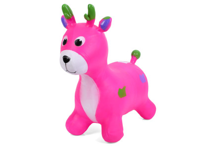 Дитяча іграшка-стрибун "Оленятко" MS 3259(Pink) гума до 20 кг Дитяча іграшка-стрибун "Оленятко" MS 3259(Pink) гума до 20 кг