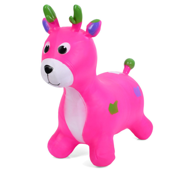 Дитяча іграшка-стрибун "Оленятко" MS 3259(Pink) гума до 20 кг