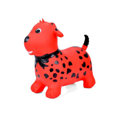 Дитяча іграшка-стрибун "Цуценя" MS 4160(Red) гума до 20 кг