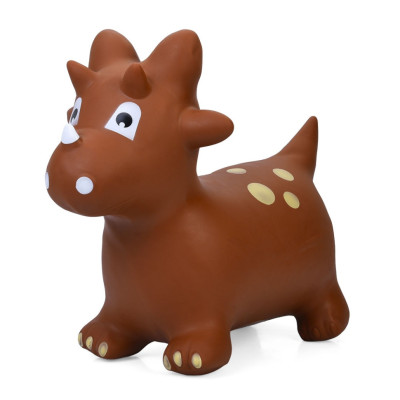 Дитяча іграшка-стрибун "Динозавр" MS 4846(Brown) гума до 20 кг