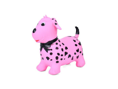 Дитяча іграшка-стрибун "Цуценя" MS 4160(Pink) гума до 20 кг