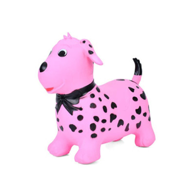 Дитяча іграшка-стрибун "Цуценя" MS 4160(Pink) гума до 20 кг