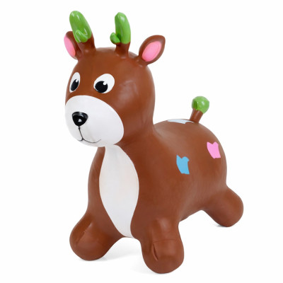 Дитяча іграшка-стрибун "Оленятко" MS 3259(Brown) гума до 20 кг