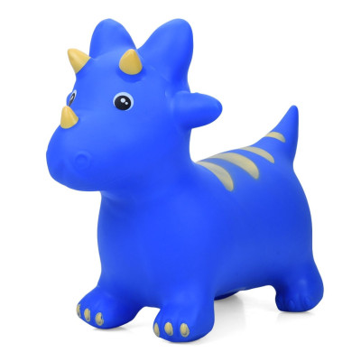 Дитяча іграшка-стрибун "Динозавр" MS 4846(Blue) гума до 20 кг