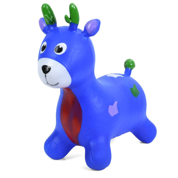 Дитяча іграшка-стрибун "Оленятко" MS 3259(Blue) гума до 20 кг