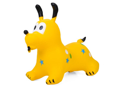 Дитяча іграшка-стрибун "Собачка" MS 4161(Yellow) гума до 20 кг