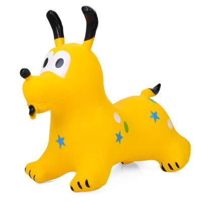 Дитяча іграшка-стрибун "Собачка" MS 4161(Yellow) гума до 20 кг