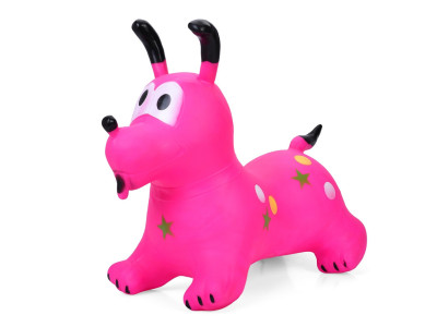 Дитяча іграшка-стрибун "Собачка" MS 4161(Pink) гума до 20 кг Дитяча іграшка-стрибун "Собачка" MS 4161(Pink) гума до 20 кг