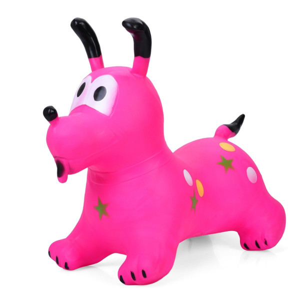 Дитяча іграшка-стрибун "Собачка" MS 4161(Pink) гума до 20 кг