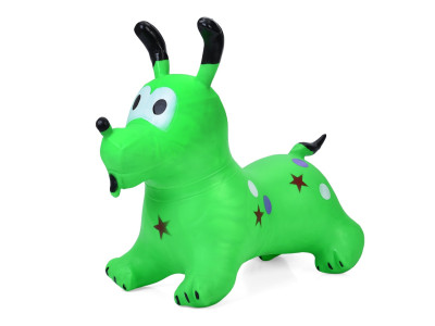 Дитяча іграшка-стрибун "Собачка" MS 4161(Green) гума до 20 кг