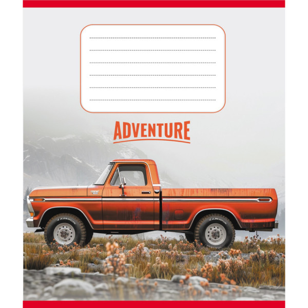 Зошит учнівський "Пікап" 024-560060L-5 в лінію 24 аркуші