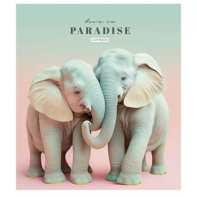 Зошит загальний "Love in paradise" 036-3256L-1 у лінію, 36 аркушів