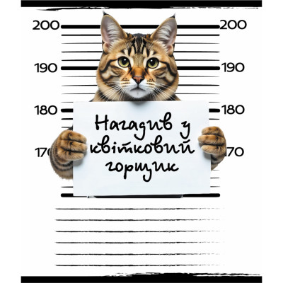 Зошит загальний "Кримінал" 048-590593K-4 у клітинку 48 аркушів
