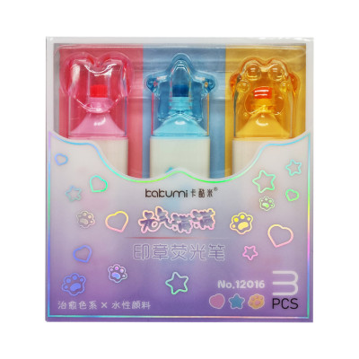 Набір фломастерів-печаток "Мікс" 12016-3 3 шт Вид 2