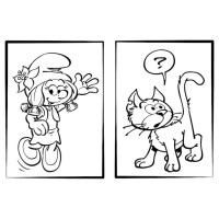 Пригодницькі розмальовки "Смурфи: Кольорове свято" 1571012 з наклейками