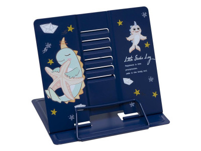 Підставка для книг "Little Seven log" LTS-8183(Blue) металева