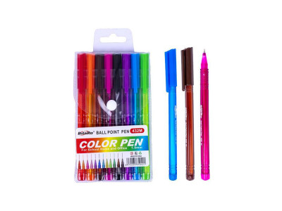 Набір ручок масляних 432-8SP 8 кольорів
